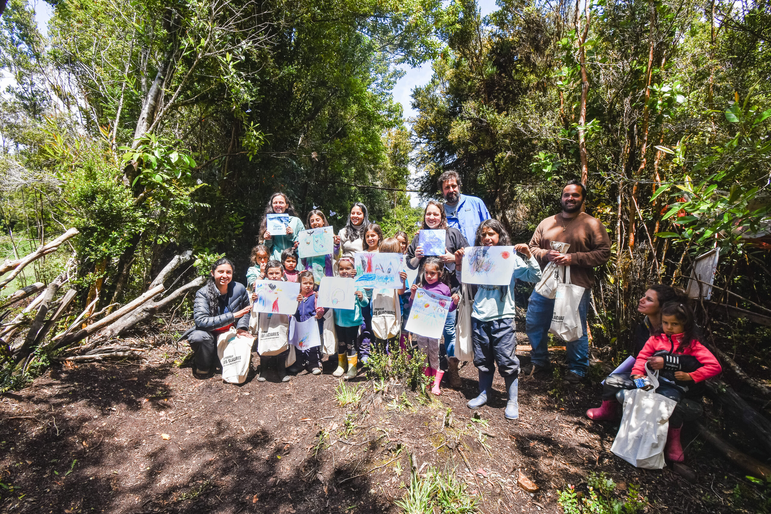 Proyecto «Del Aula a los Hielos» en la Escuela Aldea Bosque, Chonchi, Chiloé